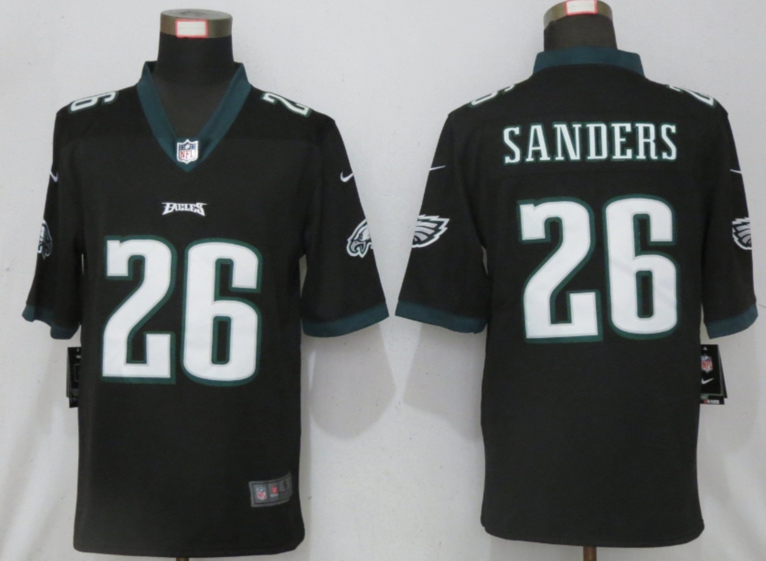 Men Philadelphia Eagles #26 Sanders Black 2020 Vapor Untouchable Limited Nike NFL Jersey->cincinnati bengals->NFL Jersey